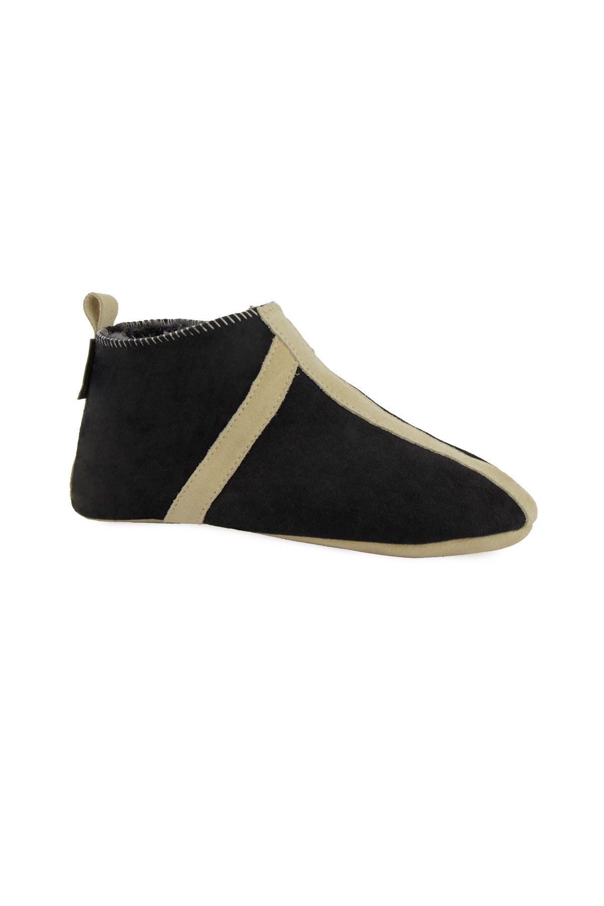 Pegia Sheepskin Unisex House Slippers 191203  - Black