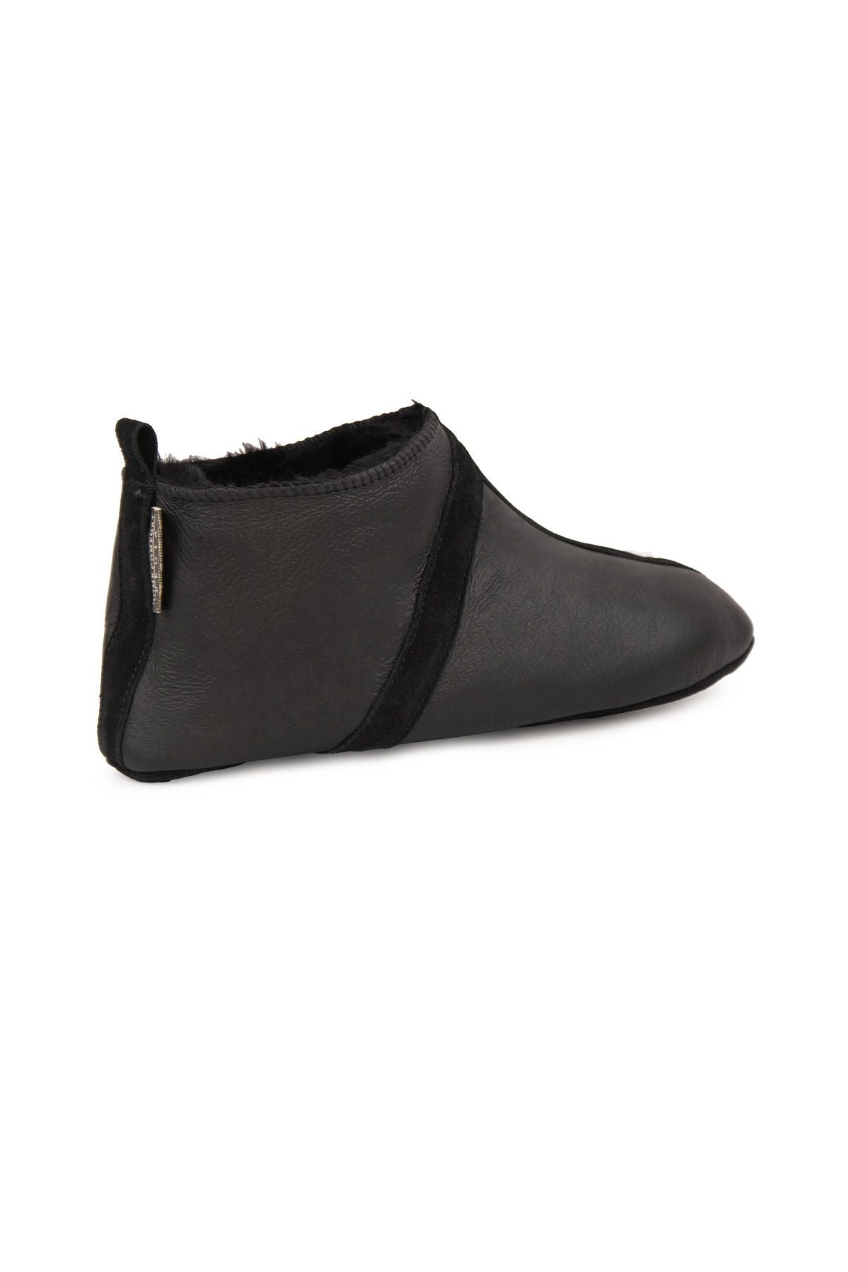 Pegia Unisex Sheepskin Slippers 191220  - Black