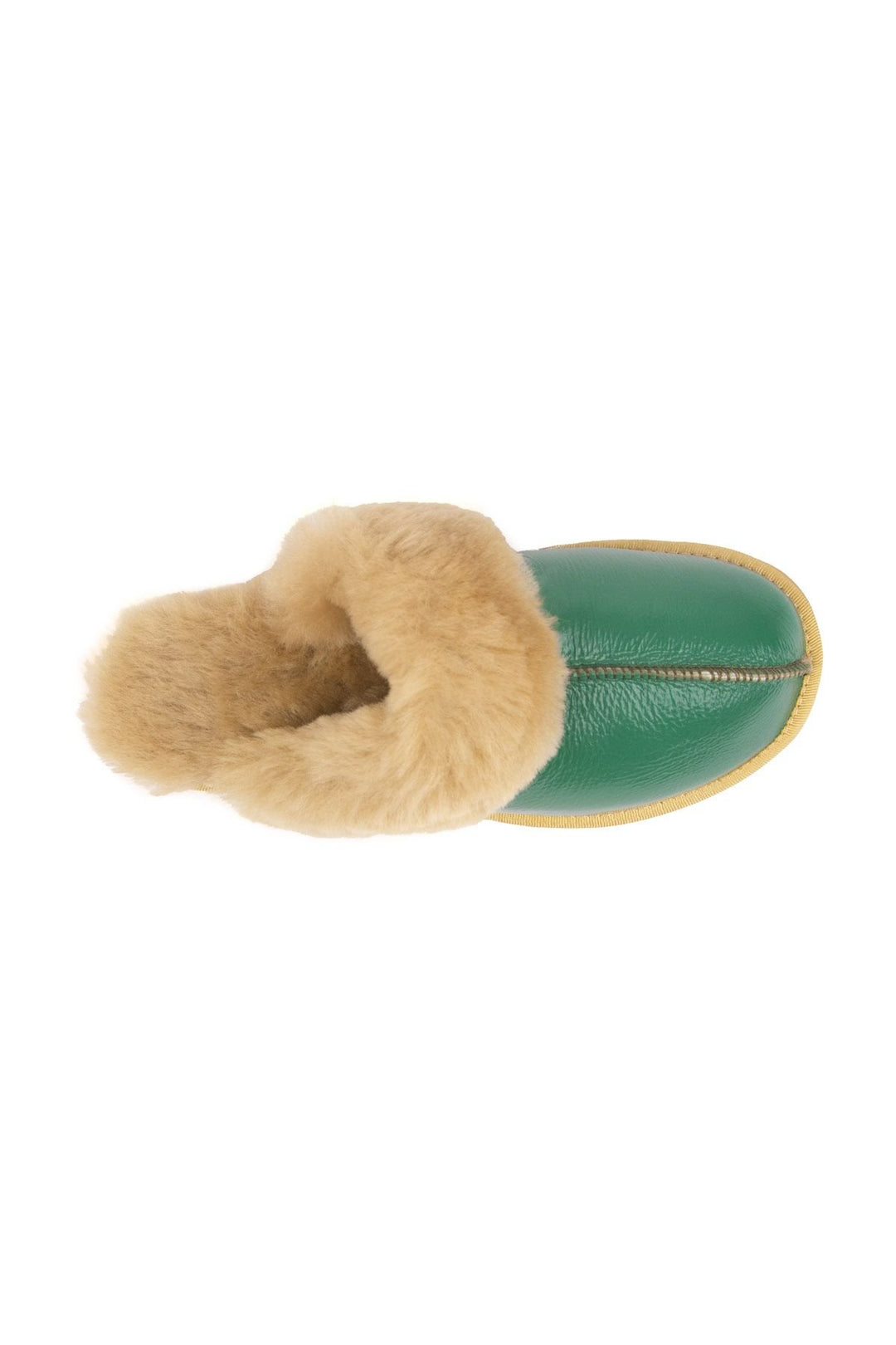 Pegia Women's Genuine Sheepskin Slippers 191209  - Emerald