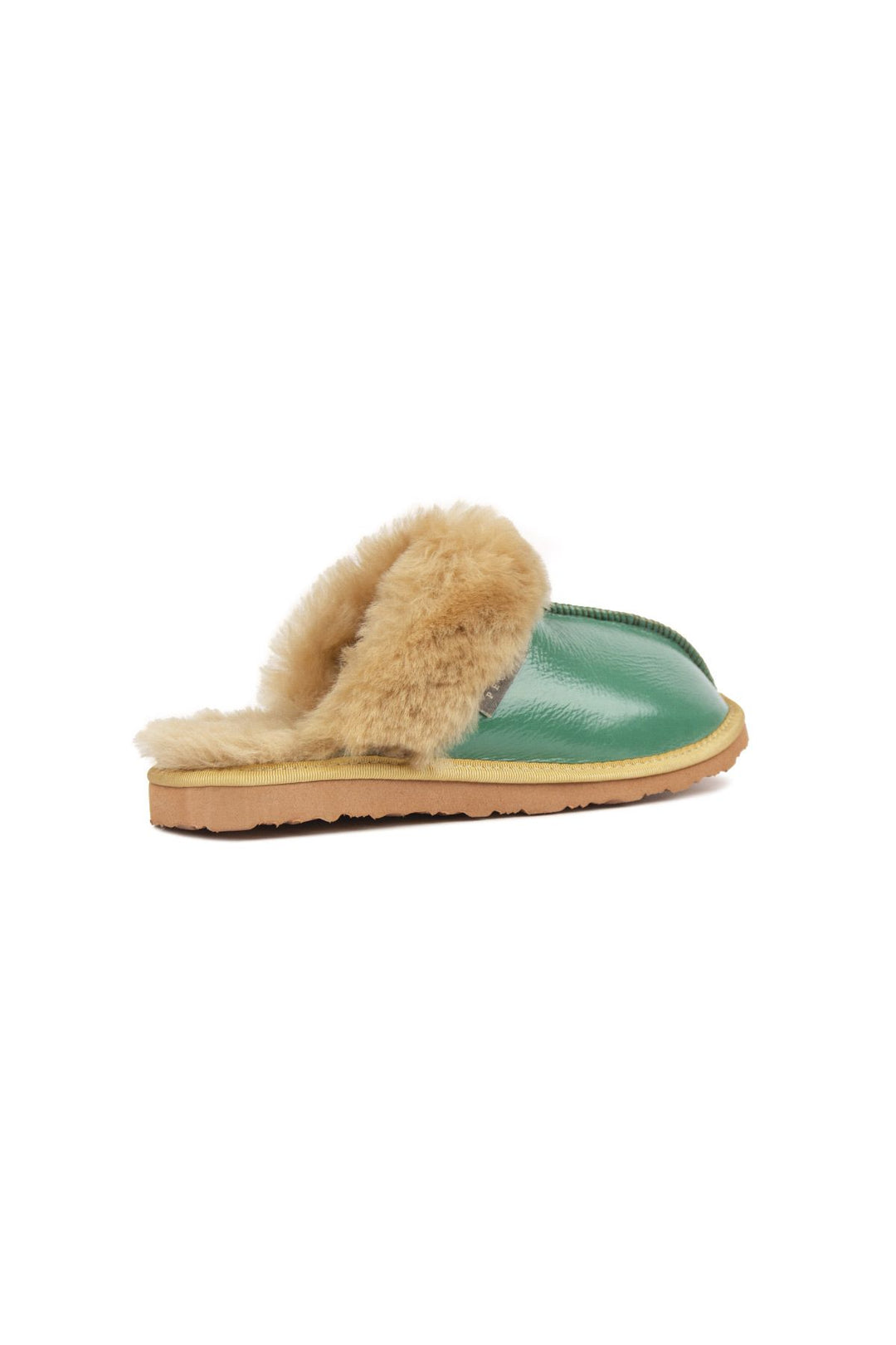 Pegia Women's Genuine Sheepskin Slippers 191209  - Emerald
