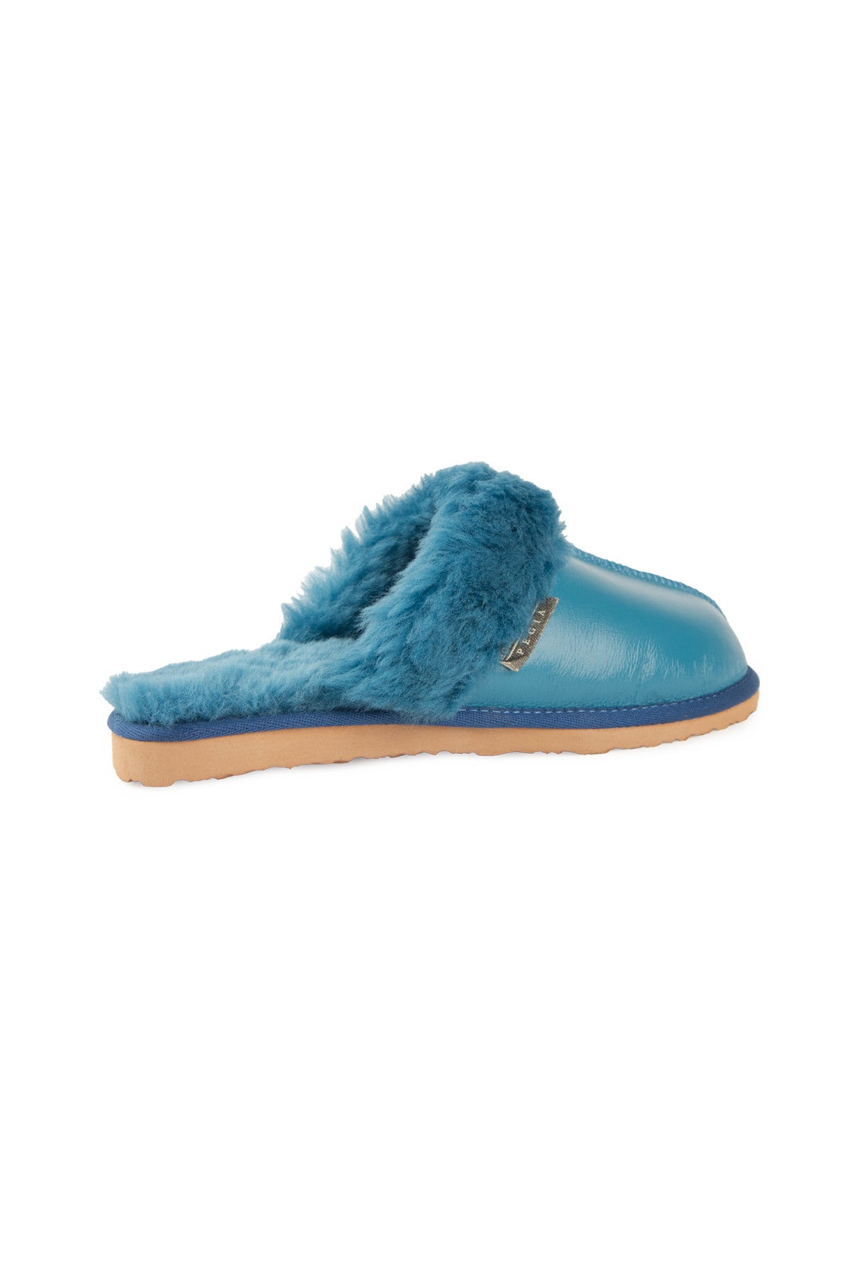 Pegia Women's Genuine Sheepskin Slippers 191209  - Blue