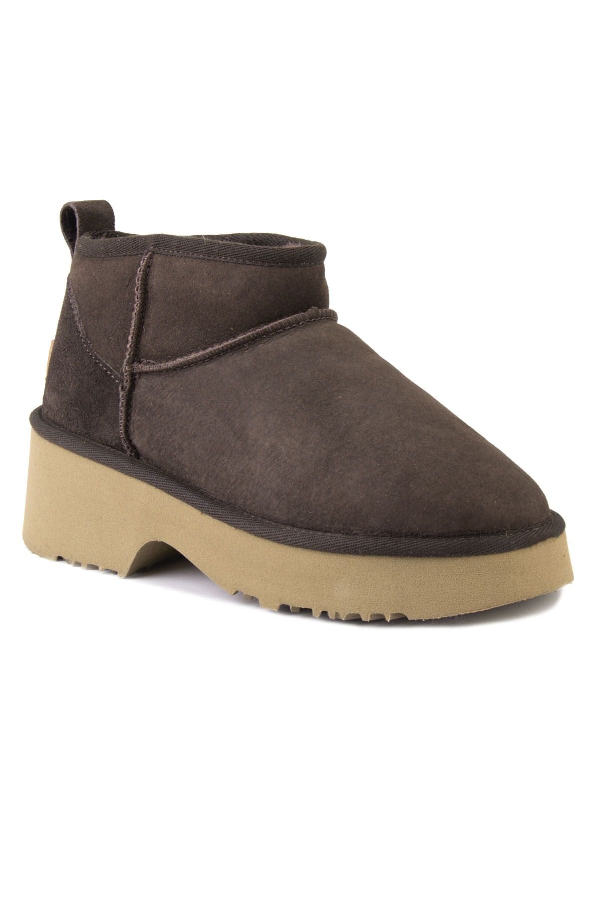 Pegia Women's Sheepskin Boots 191156  - Choco