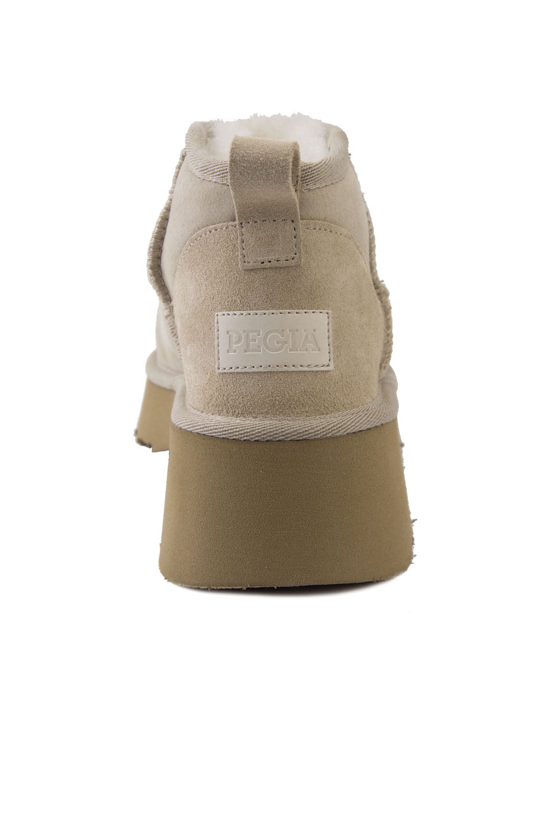 Pegia Women's Sheepskin Boots 191156  - Beige