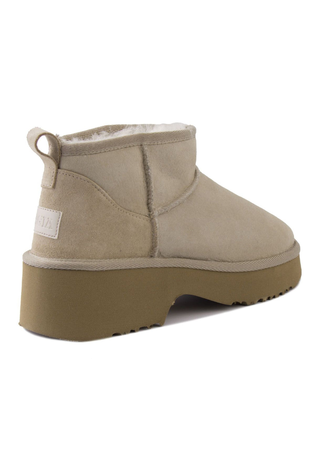Pegia Women's Sheepskin Boots 191156  - Beige
