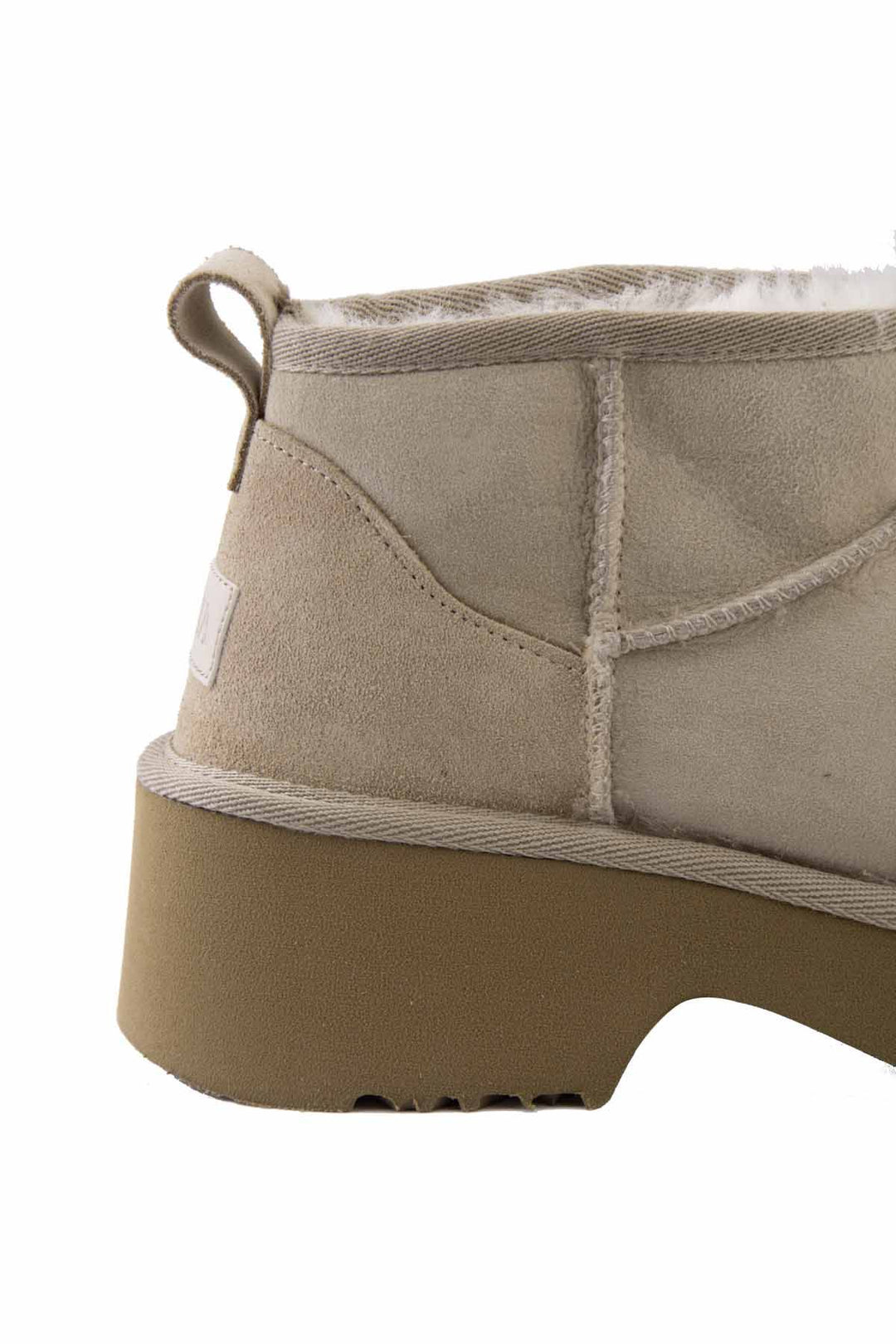 Pegia Women's Sheepskin Boots 191156  - Beige