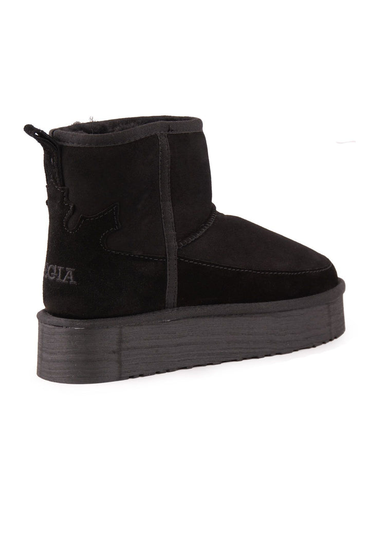 Pegia Lesa Tall Sheepskin Boots 191355  - Black