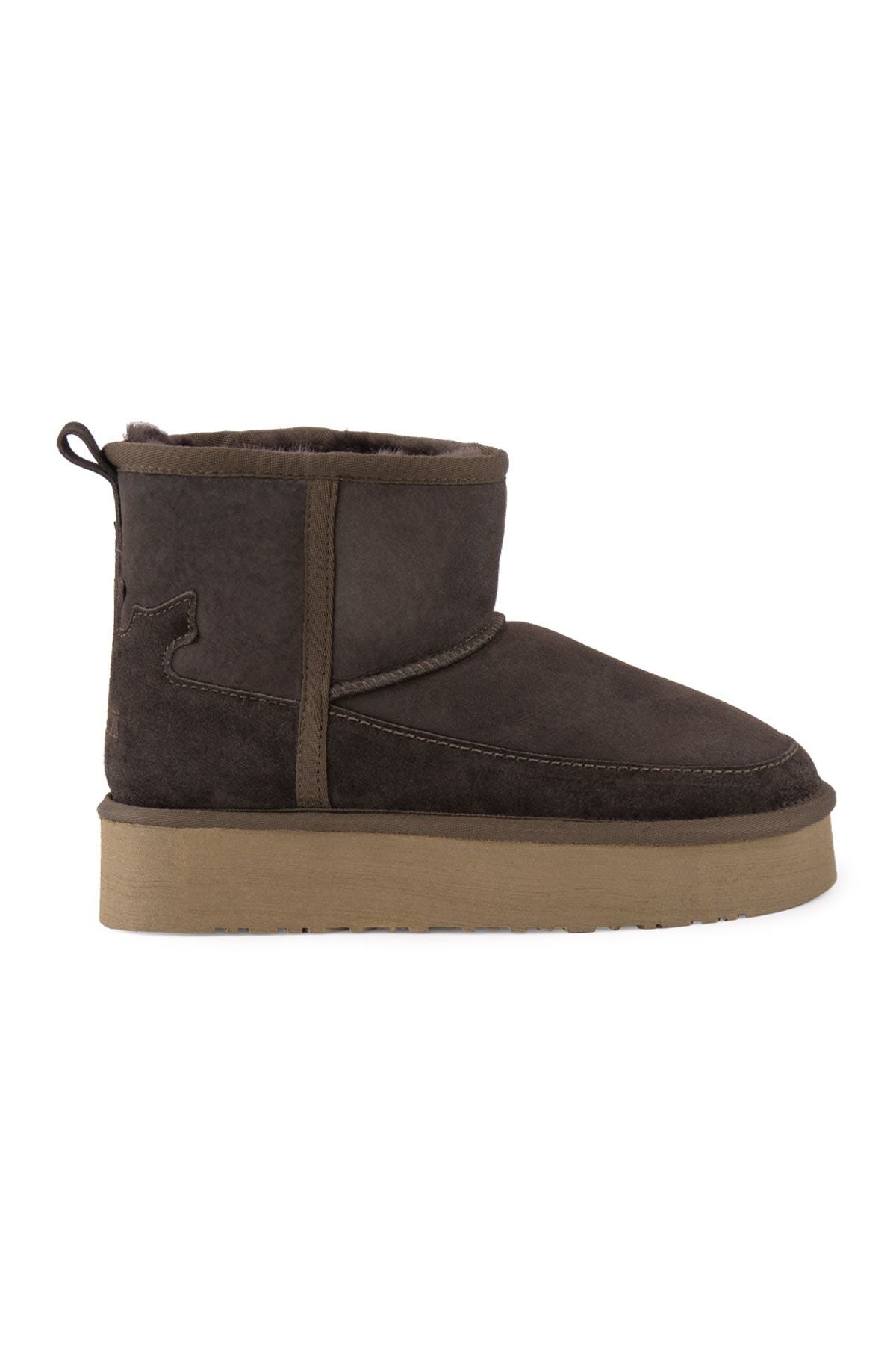 Pegia Lesa Tall Sheepskin Boots 191355  - Choco