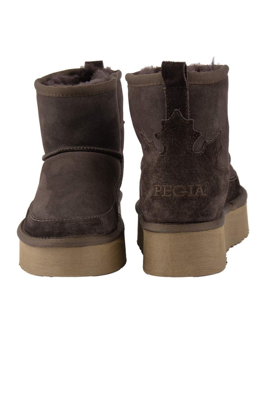 Pegia Lesa Tall Sheepskin Boots 191355  - Choco