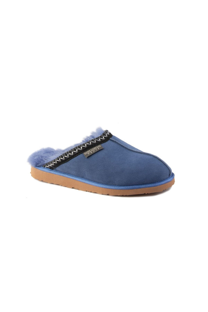 Pegia Embroidered Women's Slippers 191204  - Indigo