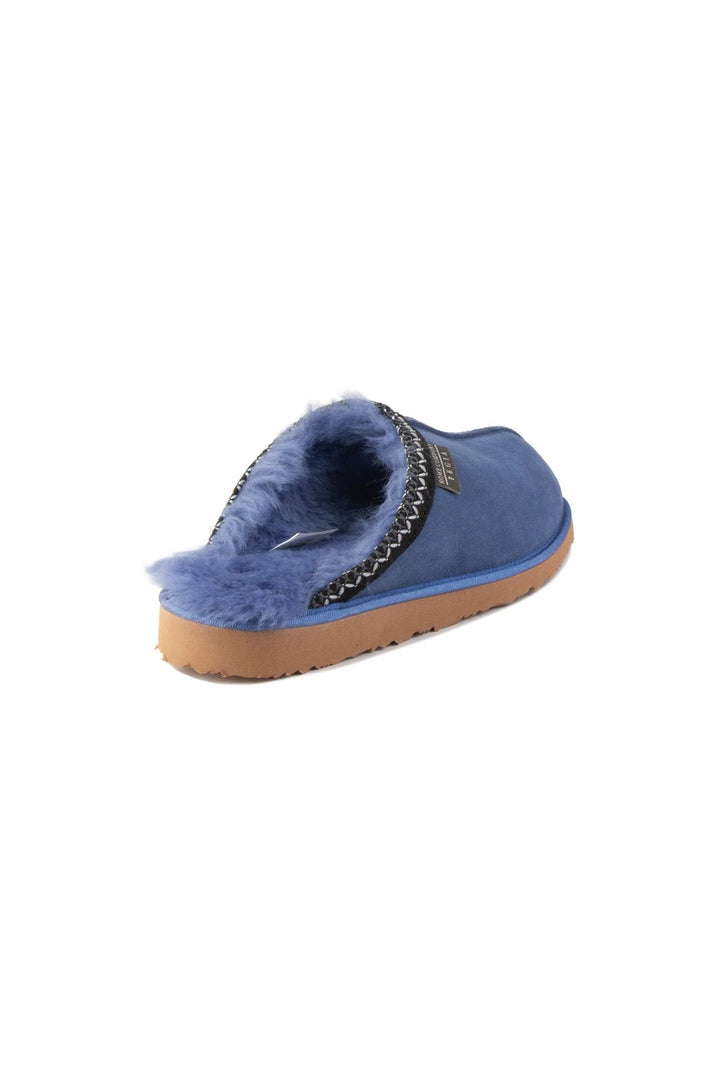 Pegia Embroidered Women's Slippers 191204  - Indigo