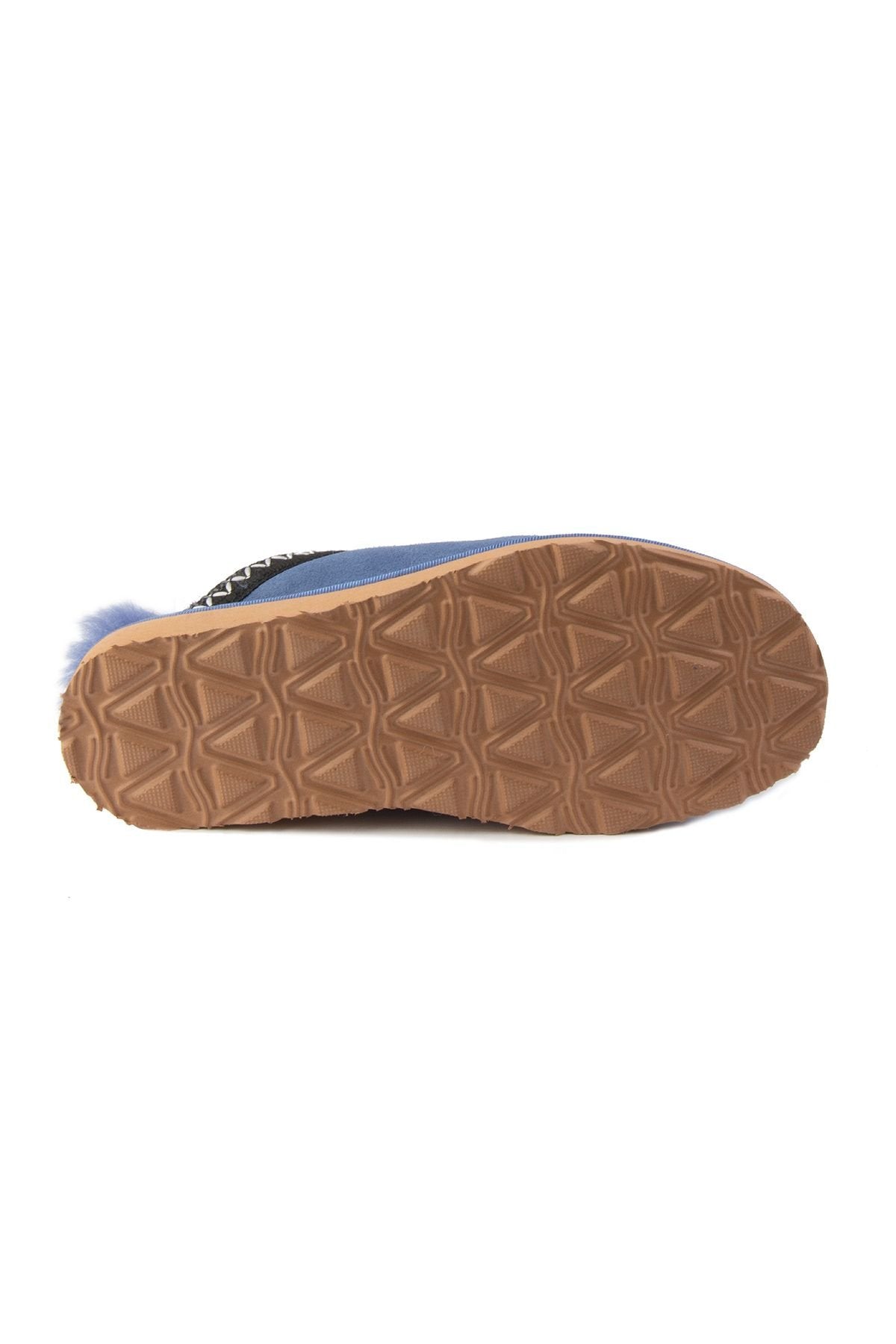 Pegia Embroidered Women's Slippers 191204  - Indigo