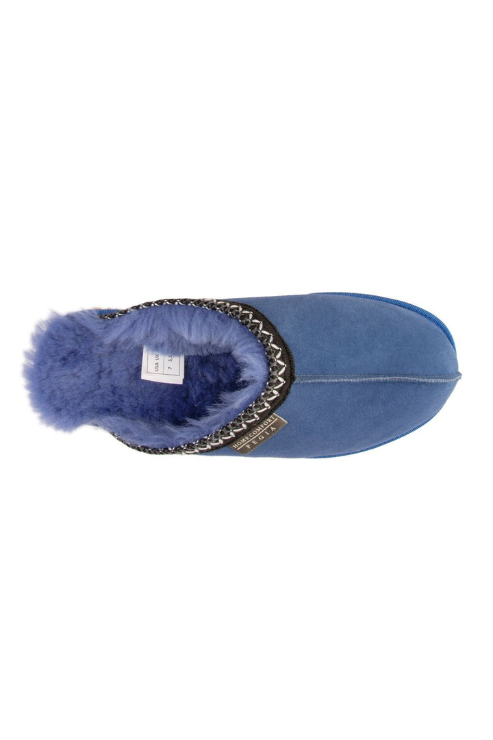Pegia Embroidered Women's Slippers 191204  - Indigo