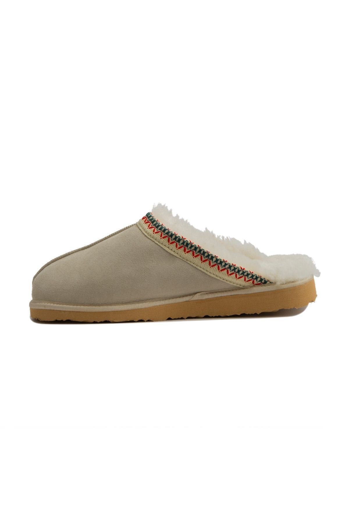 Pegia Embroidered Women's Slippers 191204  - Beige