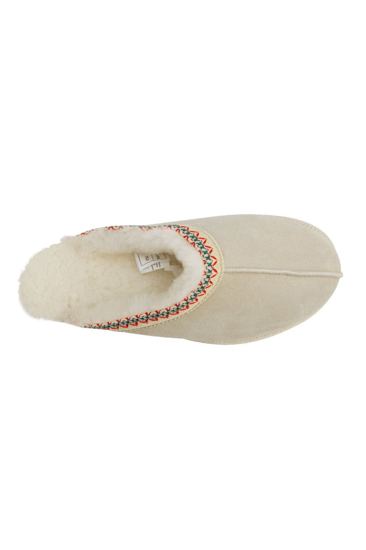Pegia Embroidered Women's Slippers 191204  - Beige