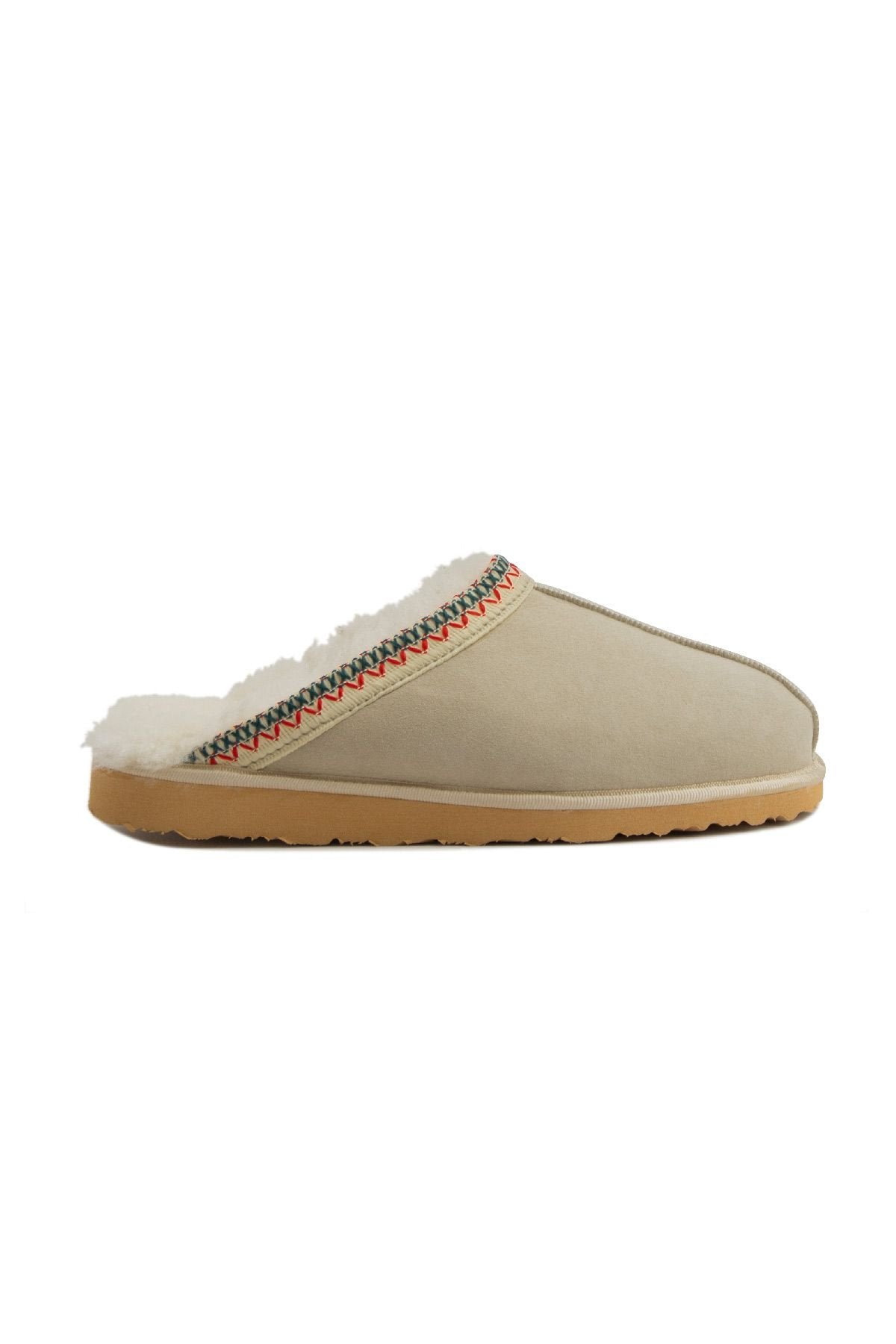Pegia Embroidered Women's Slippers 191204  - Beige