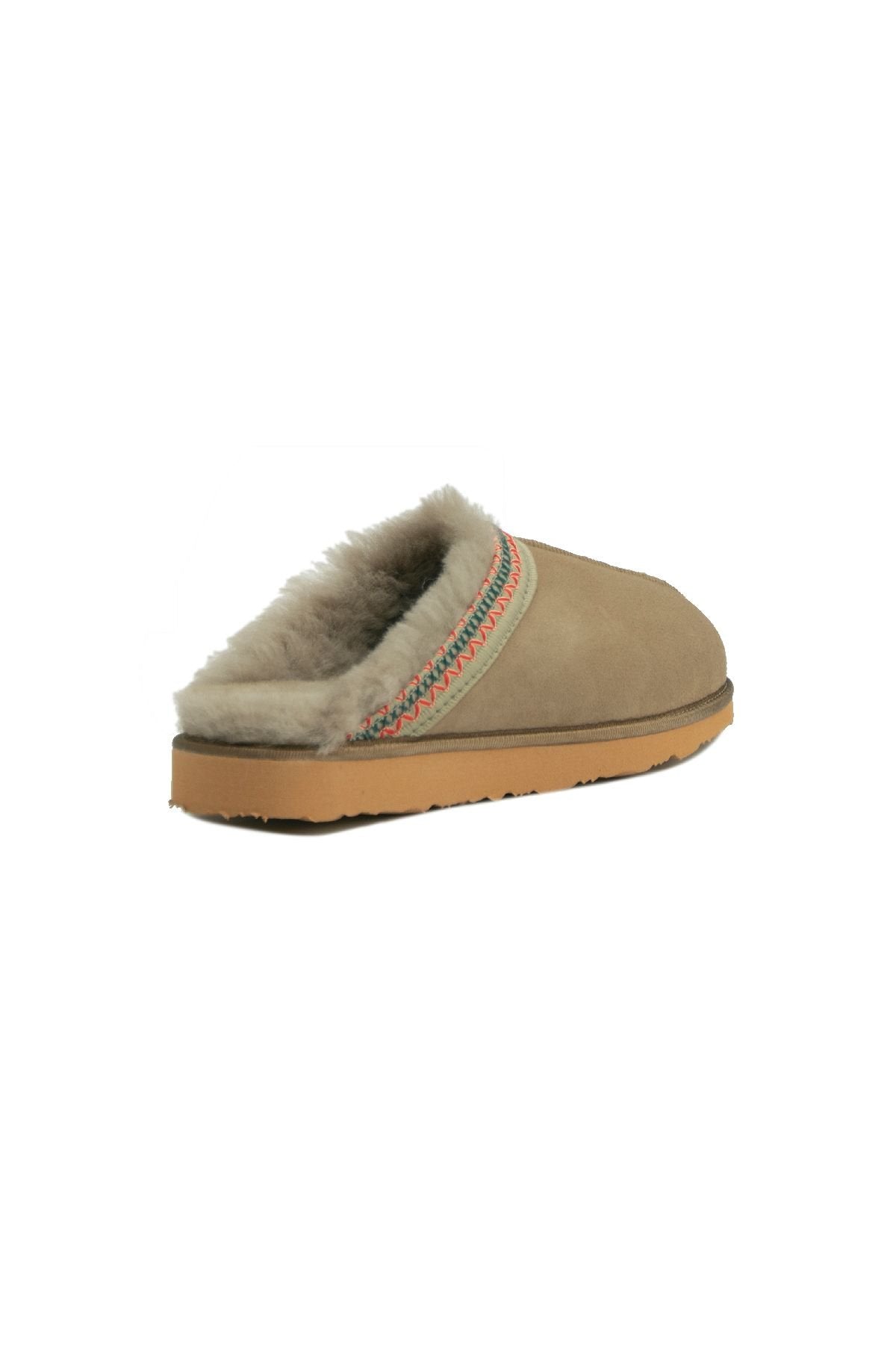 Pegia Embroidered Women's Slippers 191204  - Stone