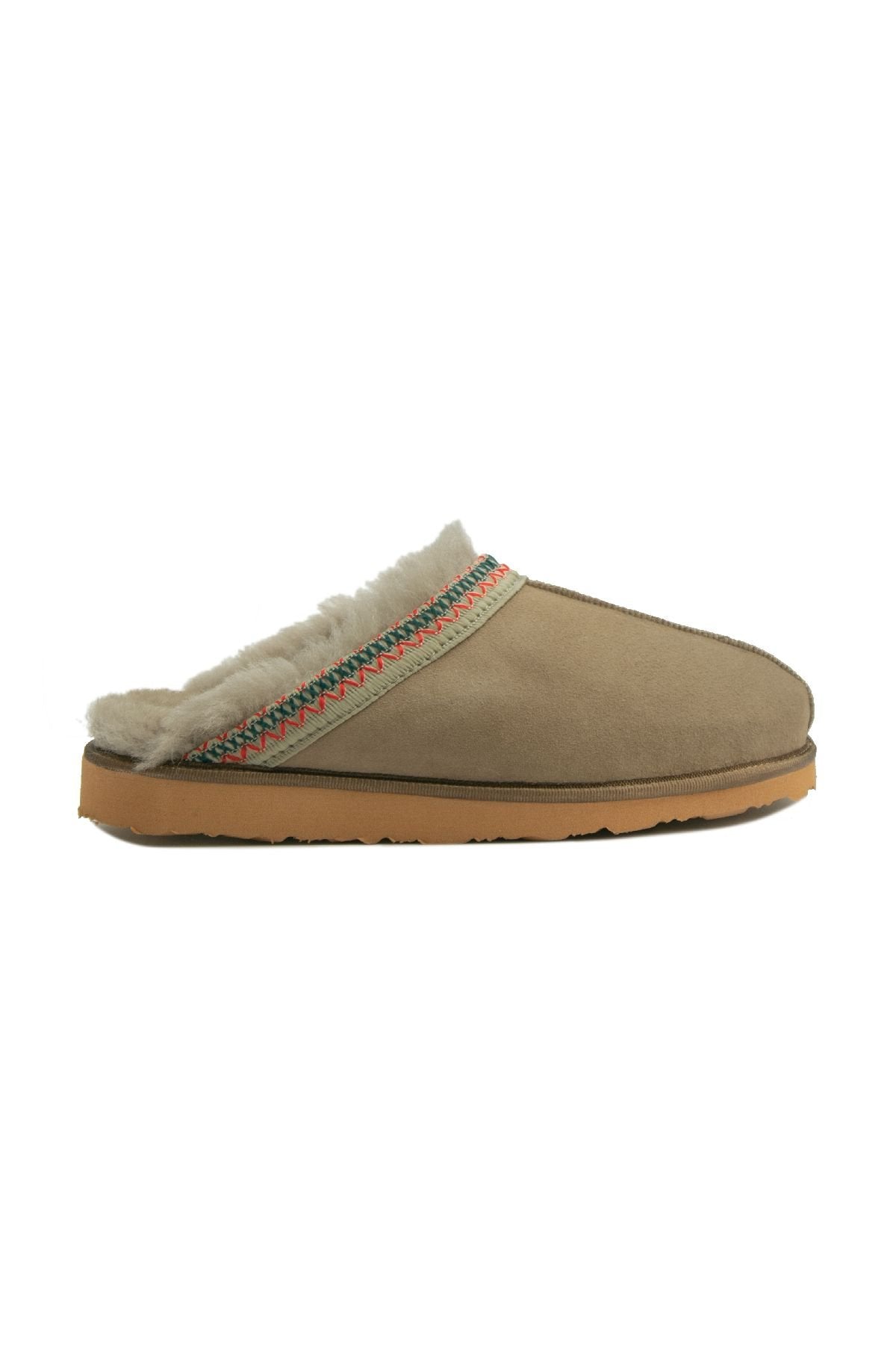 Pegia Embroidered Women's Slippers 191204  - Stone