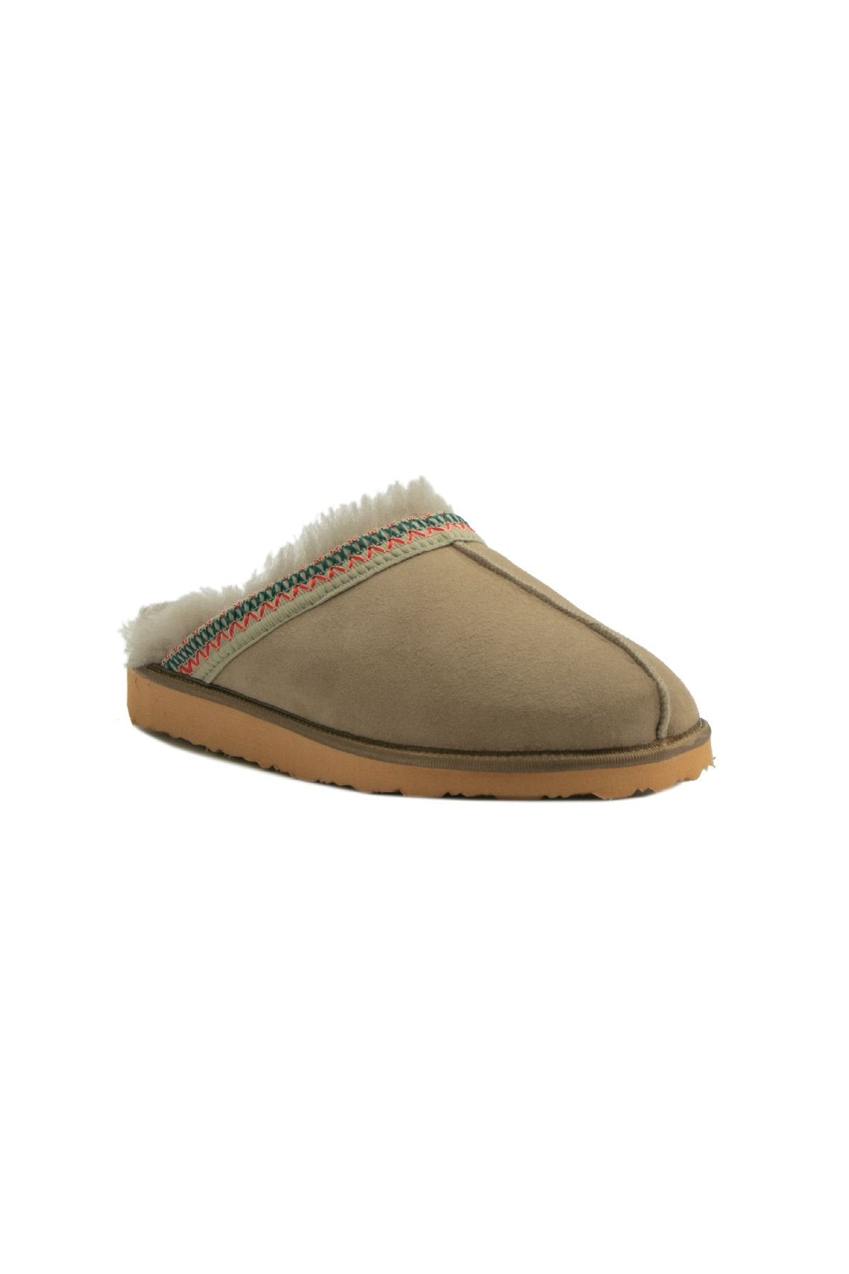 Pegia Embroidered Women's Slippers 191204  - Stone