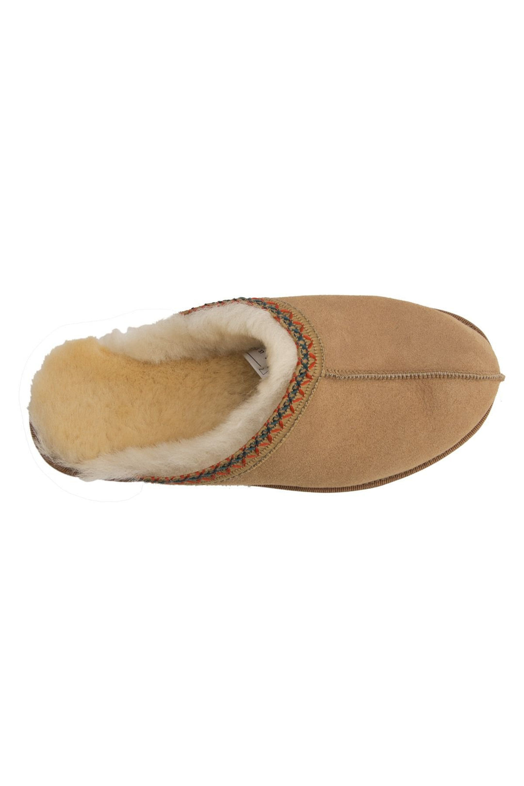 Pegia Embroidered Women's Slippers 191204  - Chestnut