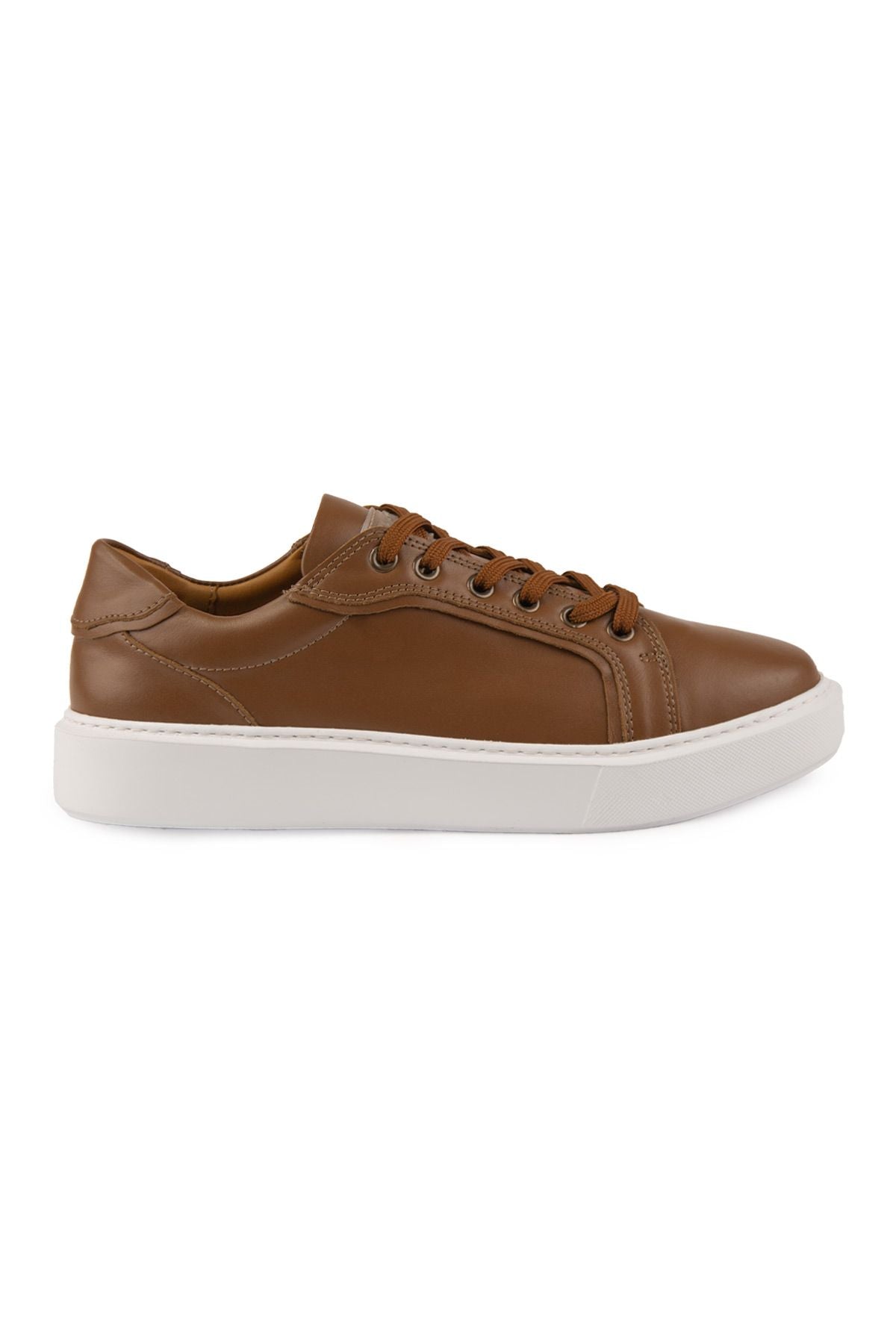Pegia Star Genuine Leather Sneaker 500970  - Chestnut