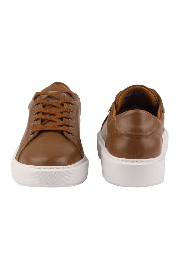 Pegia Star Genuine Leather Sneaker 500970  - Chestnut