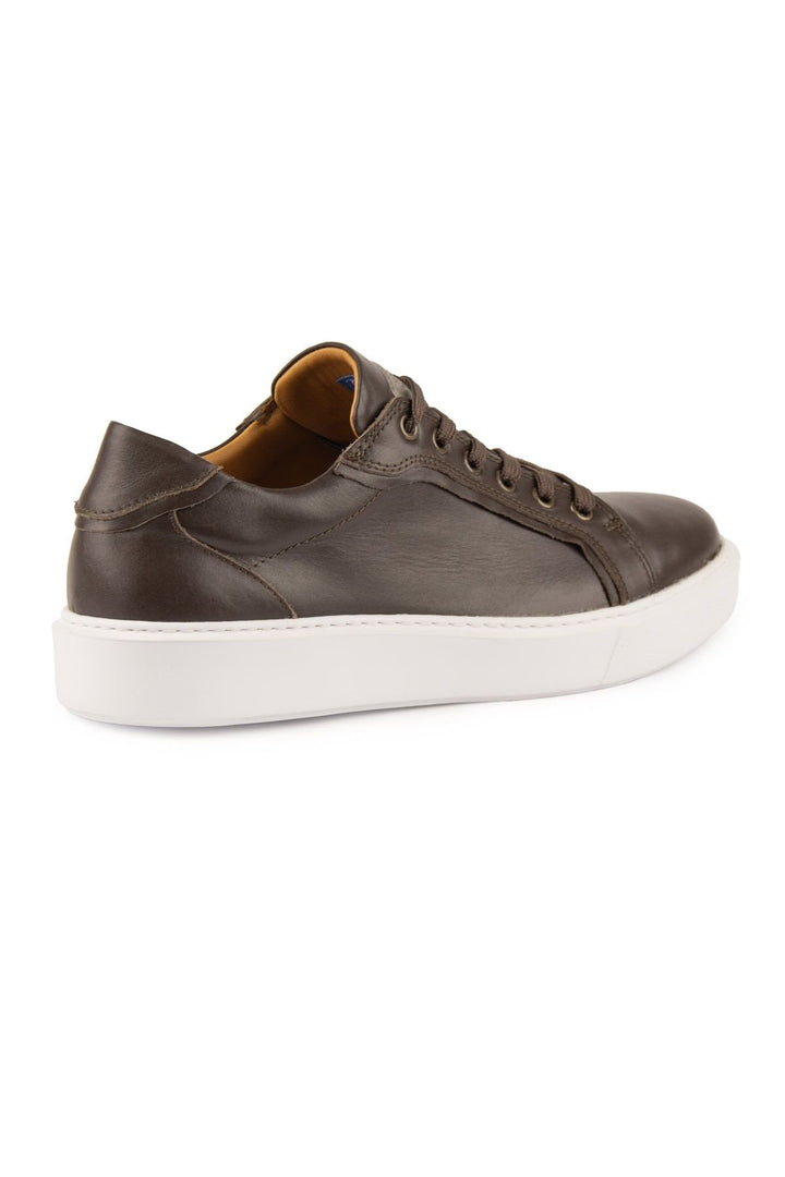 Pegia Star Genuine Leather Sneaker 500970  - Choco