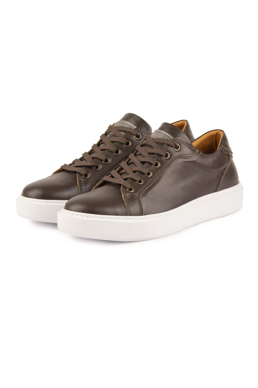 Pegia Star Genuine Leather Sneaker 500970  - Choco