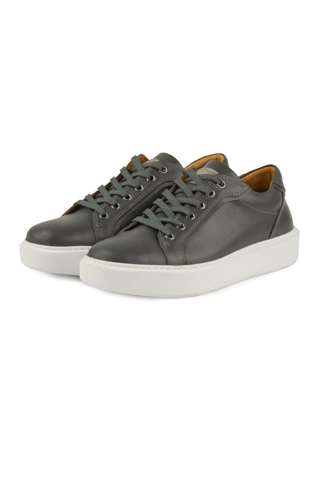 Pegia Star Genuine Leather Sneaker 500970  - Khaki