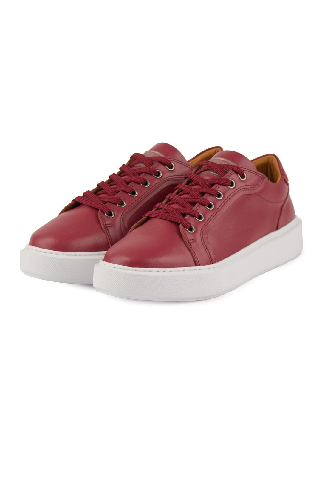 Pegia Star Genuine Leather Sneaker 500970  - Red