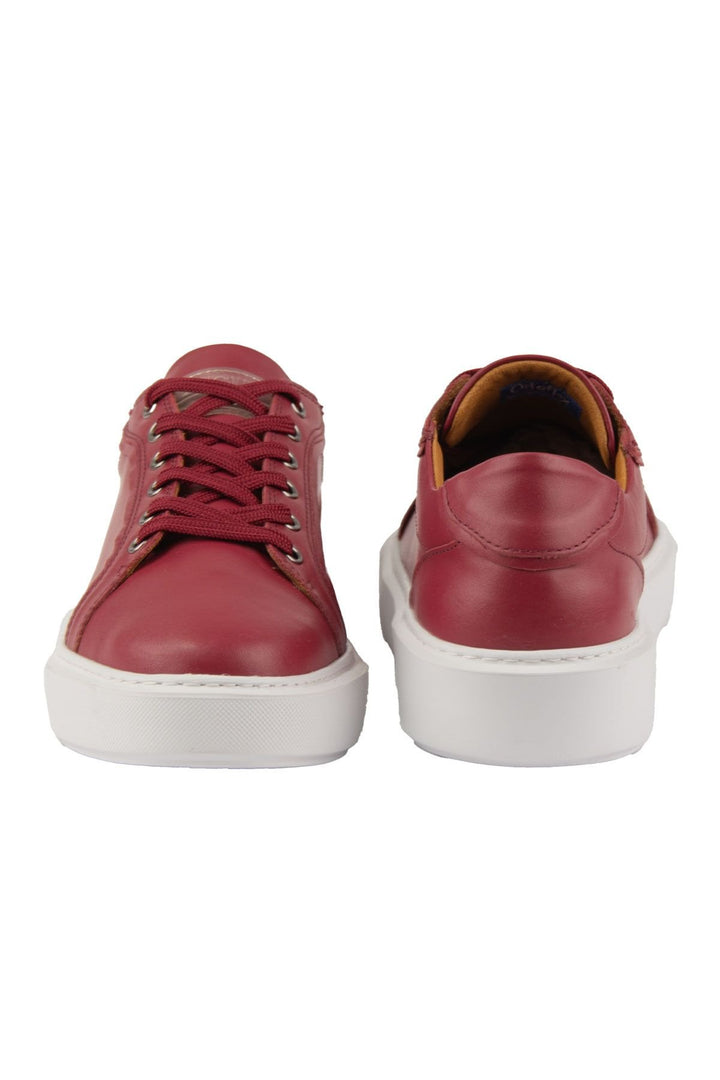 Pegia Star Genuine Leather Sneaker 500970  - Red