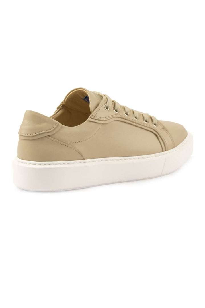 Pegia Star Genuine Leather Sneaker 500970  - Beige