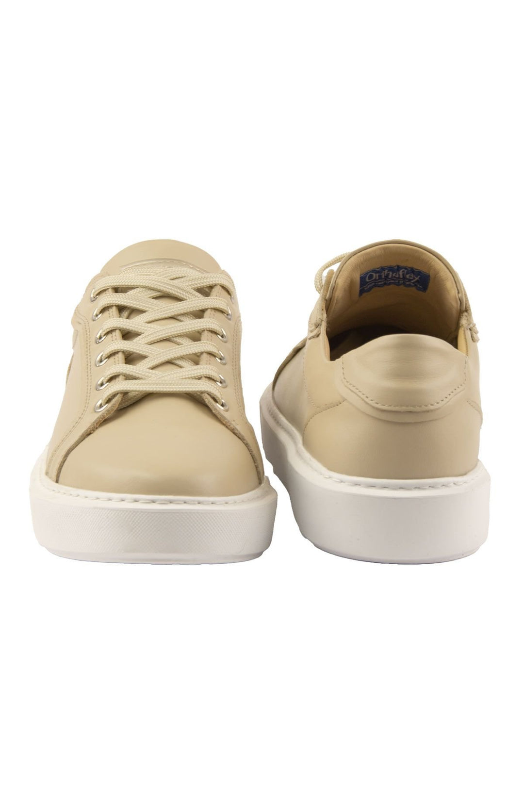 Pegia Star Genuine Leather Sneaker 500970  - Beige