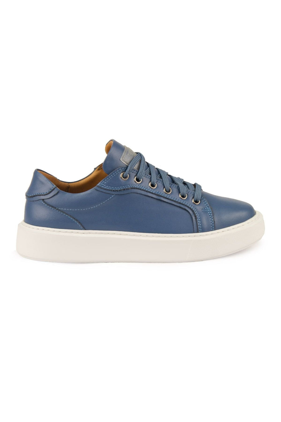 Pegia Star Genuine Leather Sneaker 500970  - Blue