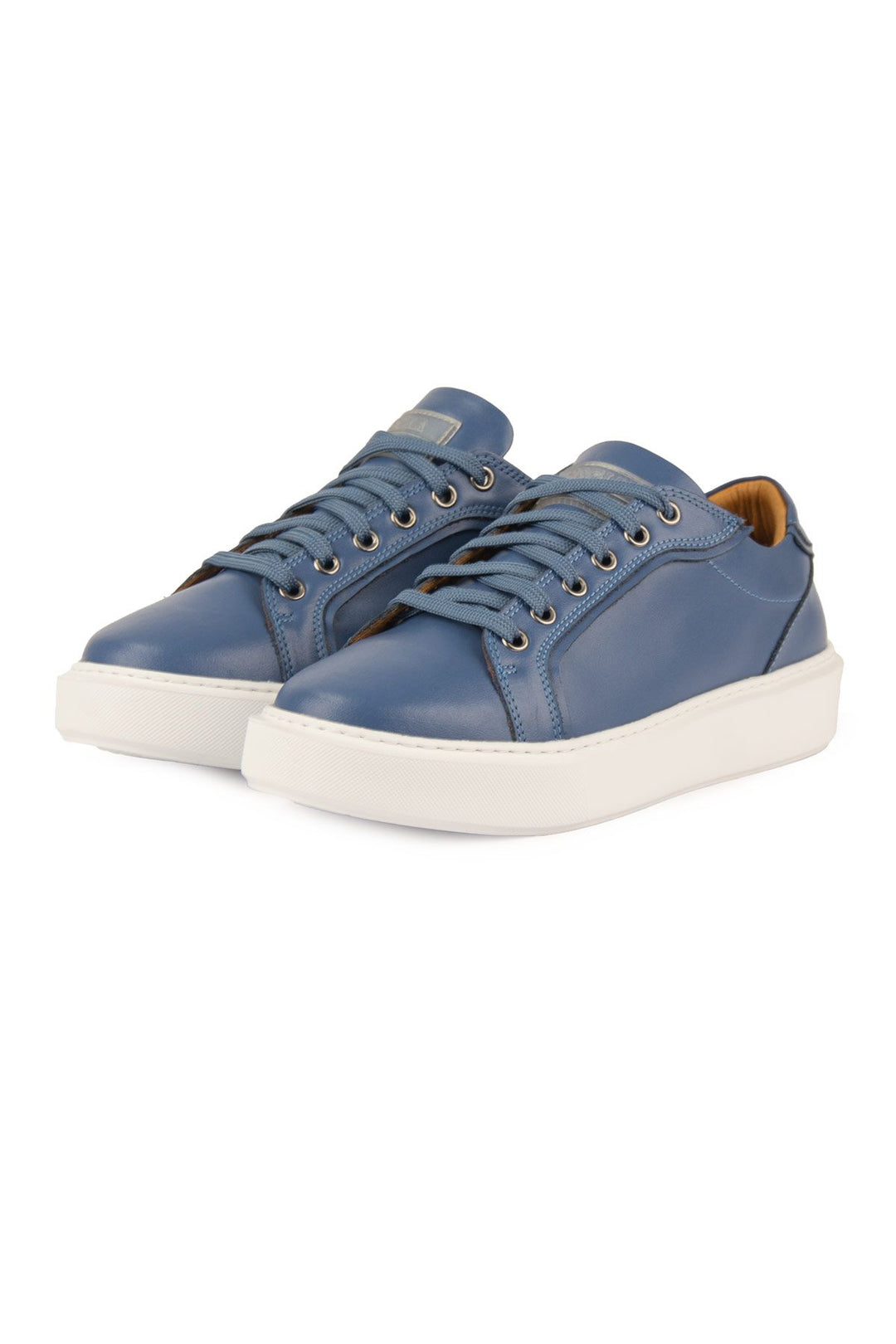 Pegia Star Genuine Leather Sneaker 500970  - Blue