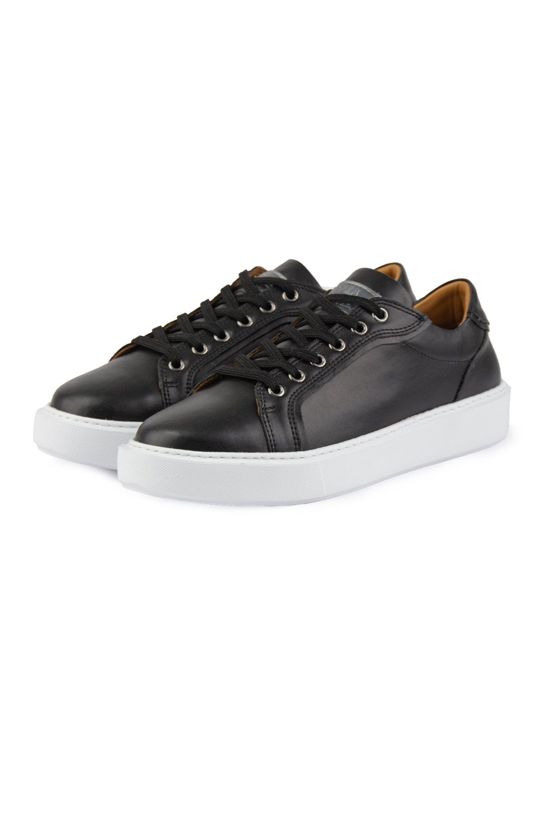 Pegia Star Genuine Leather Sneaker 500970  - Black