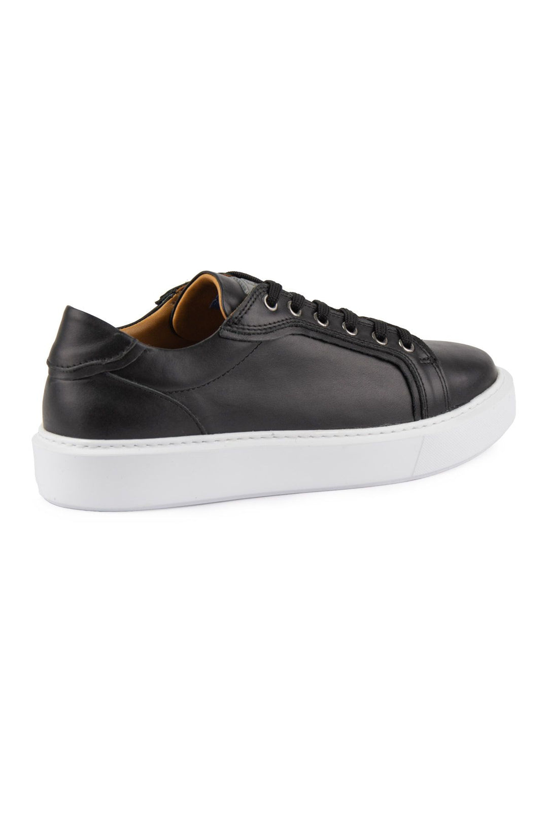 Pegia Star Genuine Leather Sneaker 500970  - Black