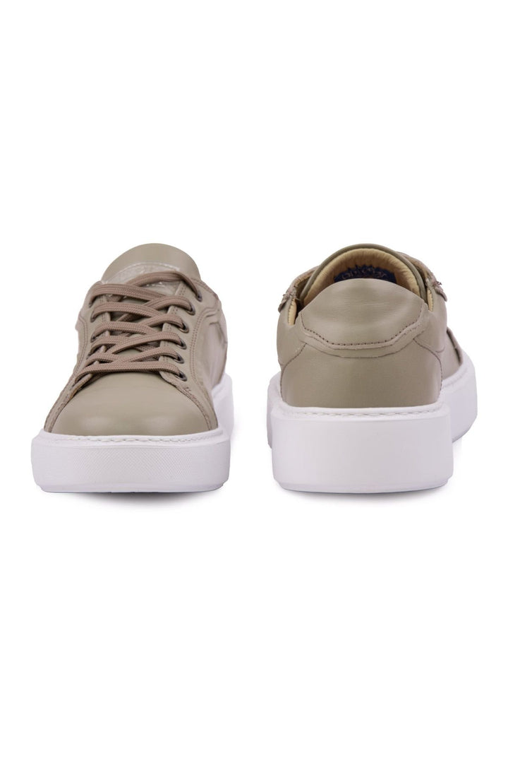Pegia Star Genuine Leather Sneaker 500970  - Beige