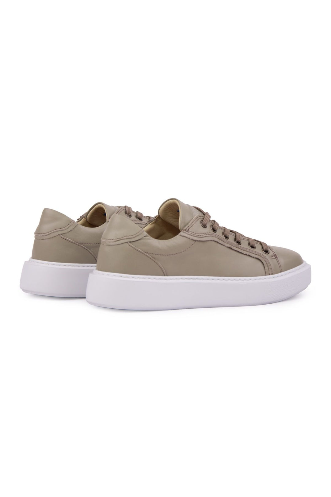 Pegia Star Genuine Leather Sneaker 500970  - Beige