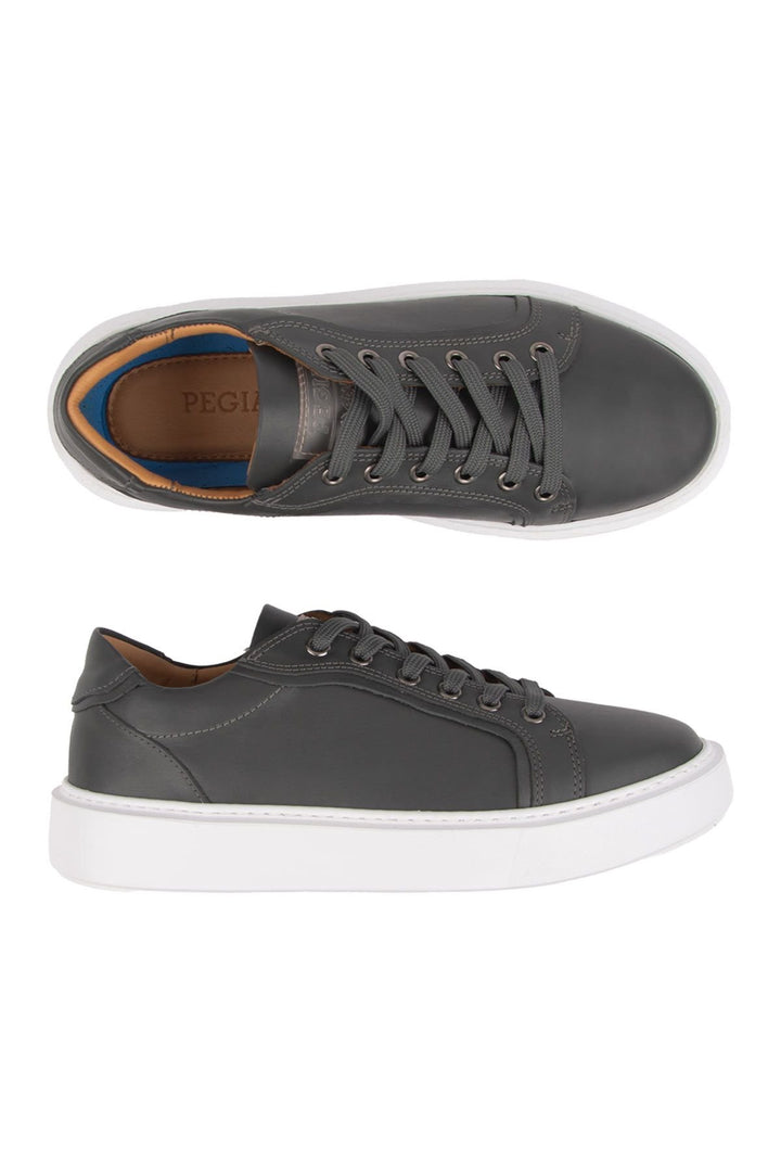 Pegia Star Genuine Leather Sneaker 500970  - Anthracite