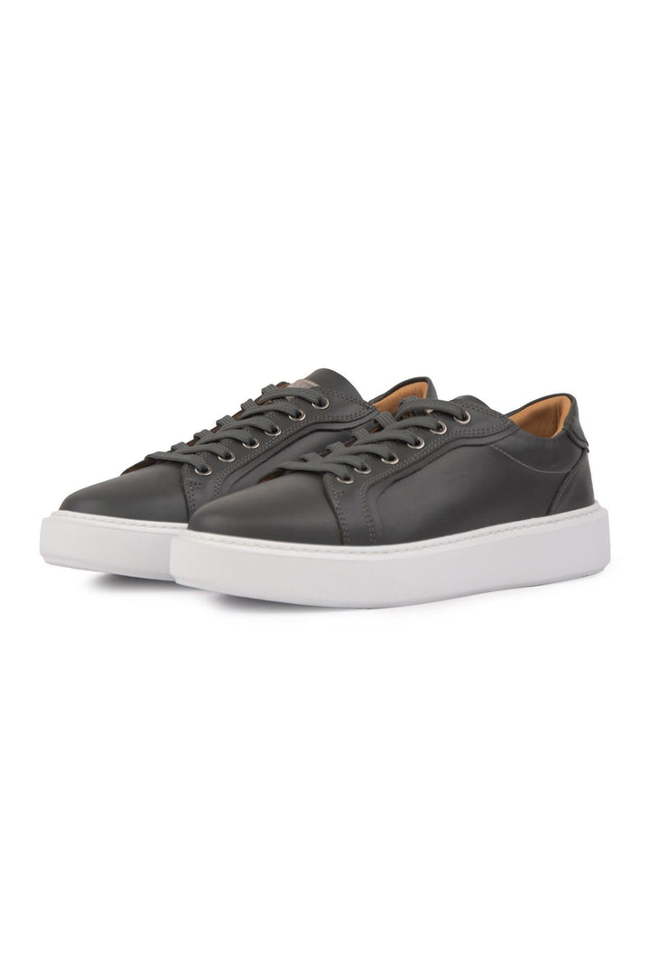 Pegia Star Genuine Leather Sneaker 500970  - Anthracite