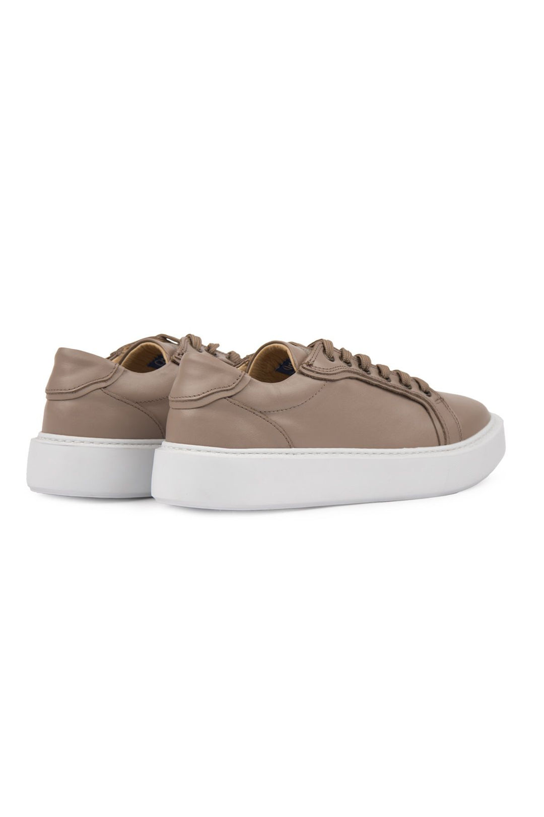 Pegia Star Genuine Leather Sneaker 500970  - Latte