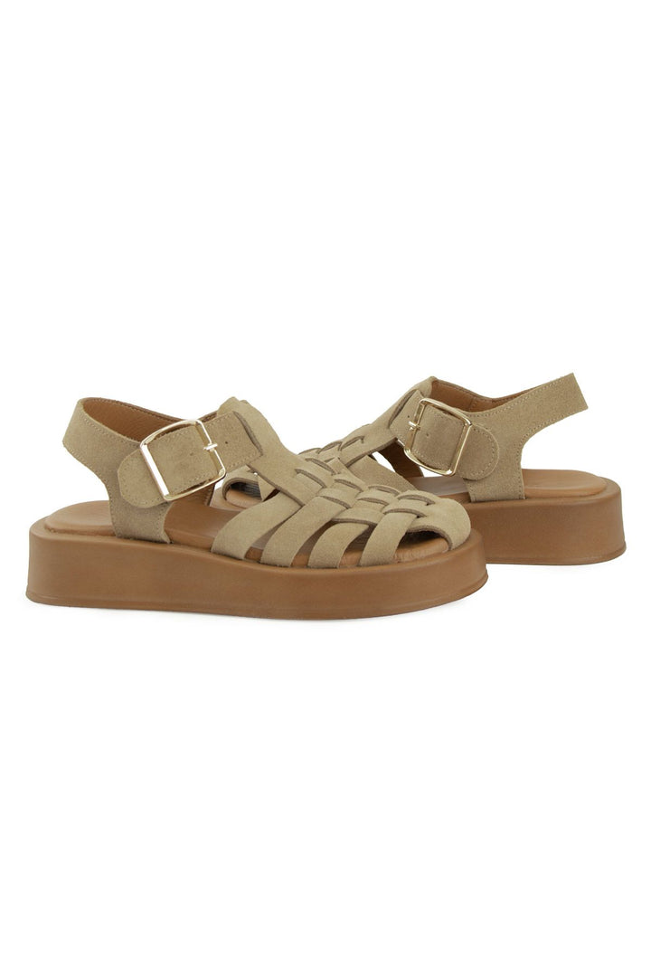 Pegia Genuine Suede Woven Women&
