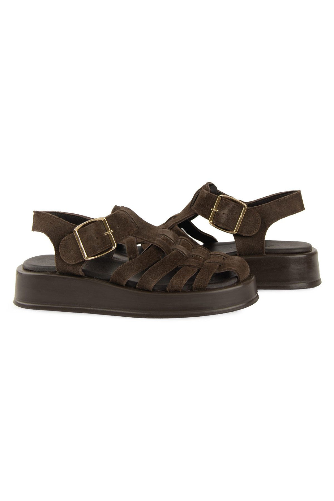 Pegia Genuine Suede Woven Women&