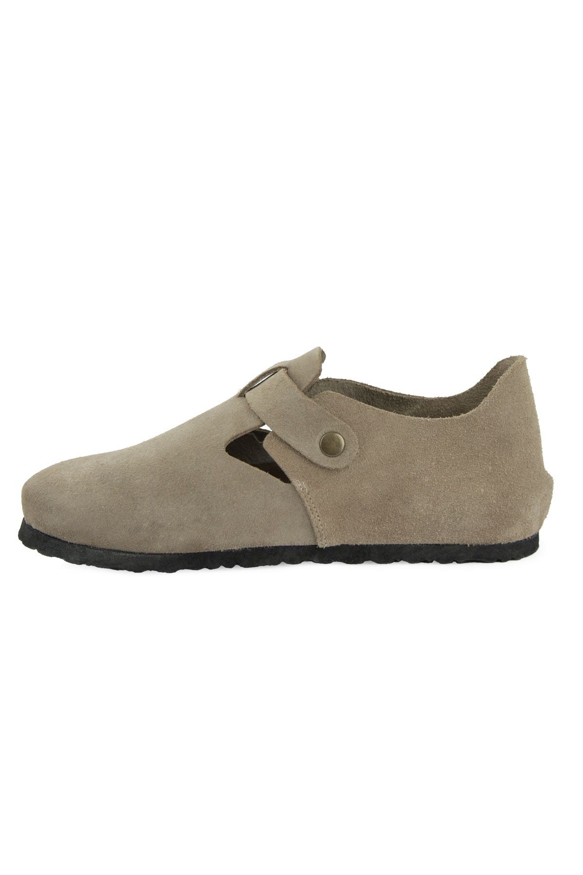 Pegia Women's Suede Buckle Shoes 215561  - Beige