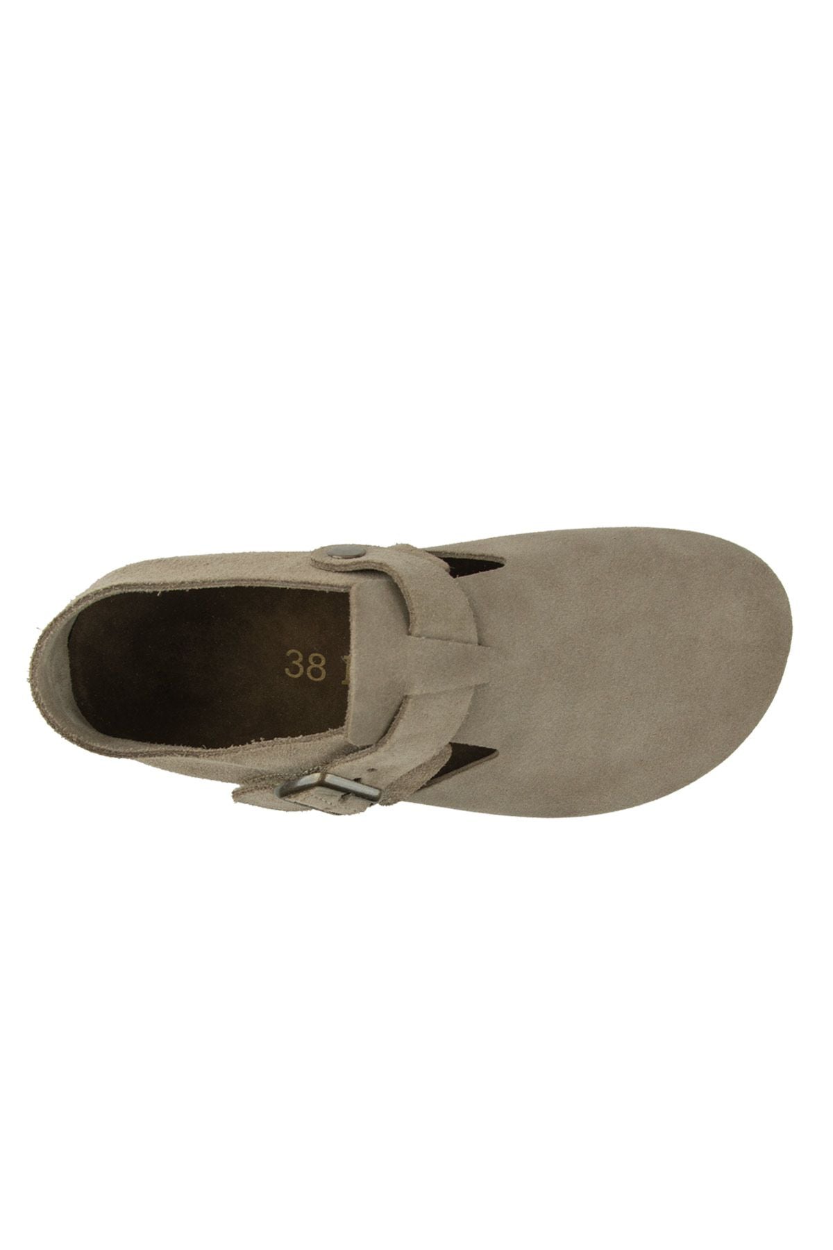 Pegia Women's Suede Buckle Shoes 215561  - Beige