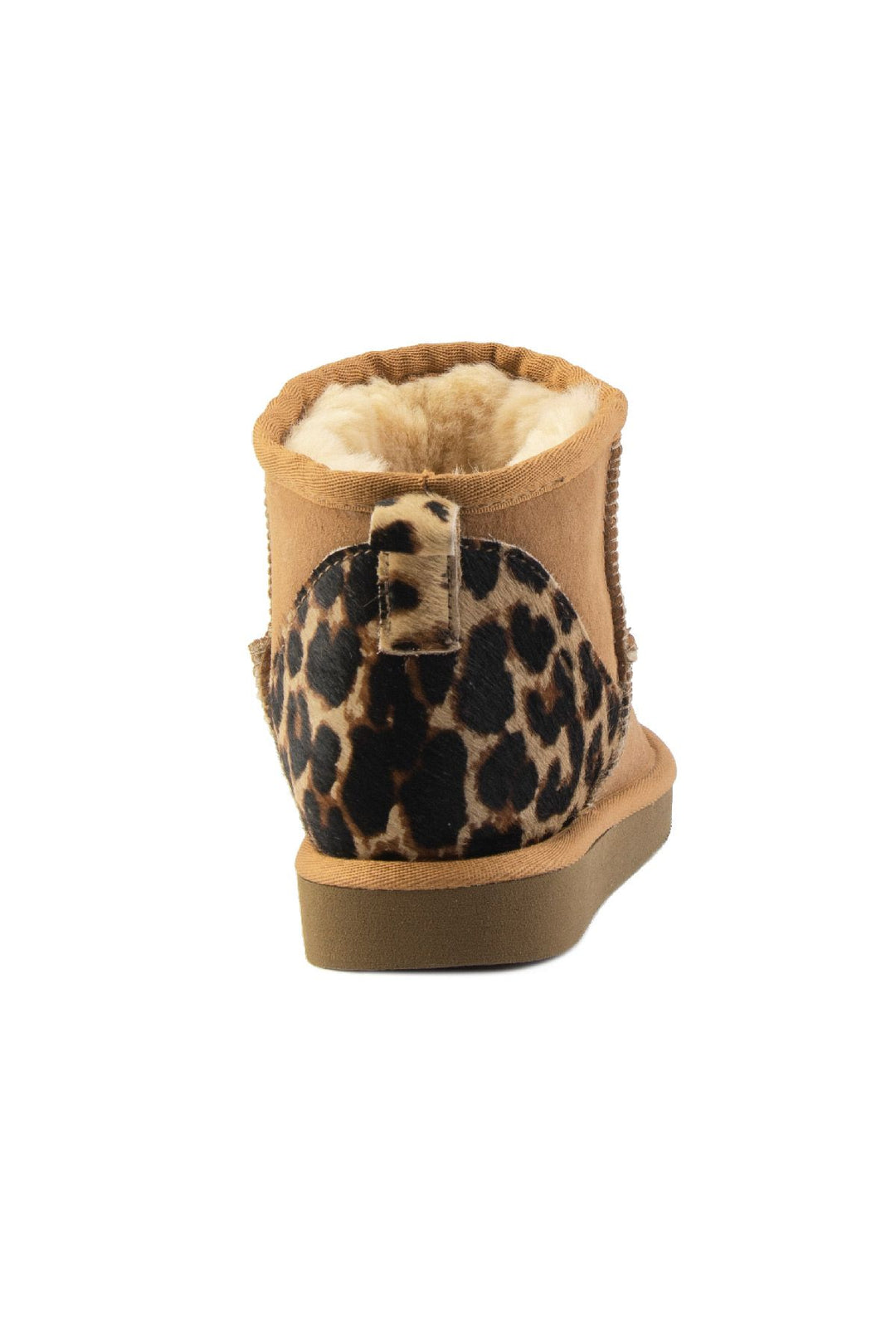Pegia Sheepskin Mini Boots 191146  - Chestnut