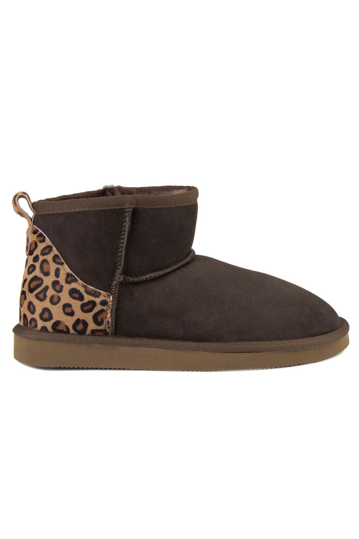 Pegia Sheepskin Mini Boots 191146  - Choco
