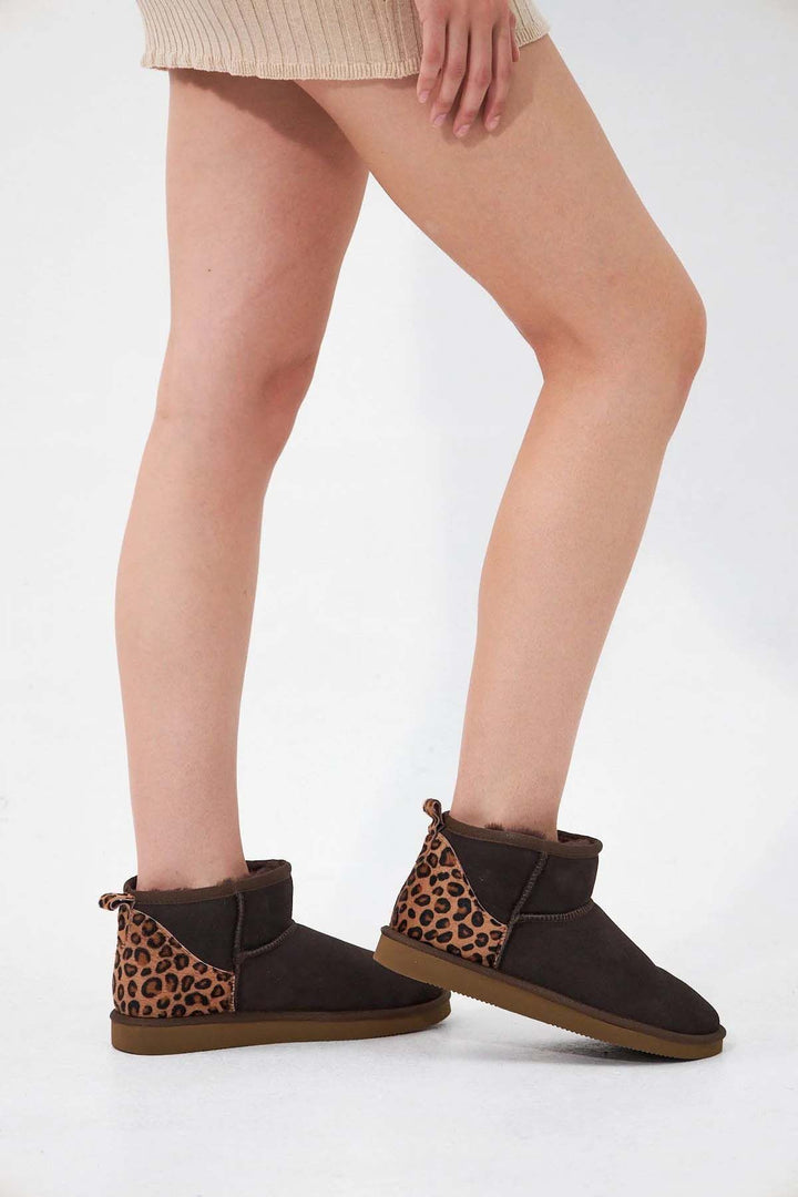 Pegia Sheepskin Mini Boots 191146  - Choco