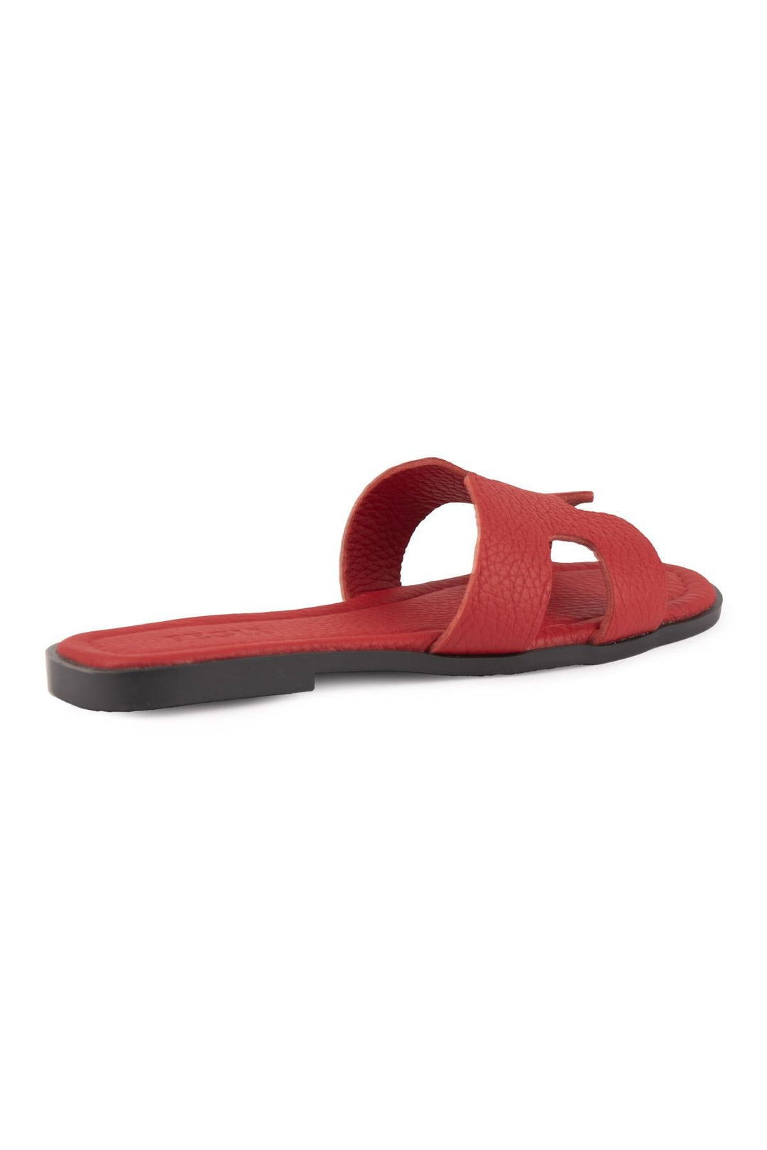 Pegia Vibe Women Leather Slippers 215540  - Red