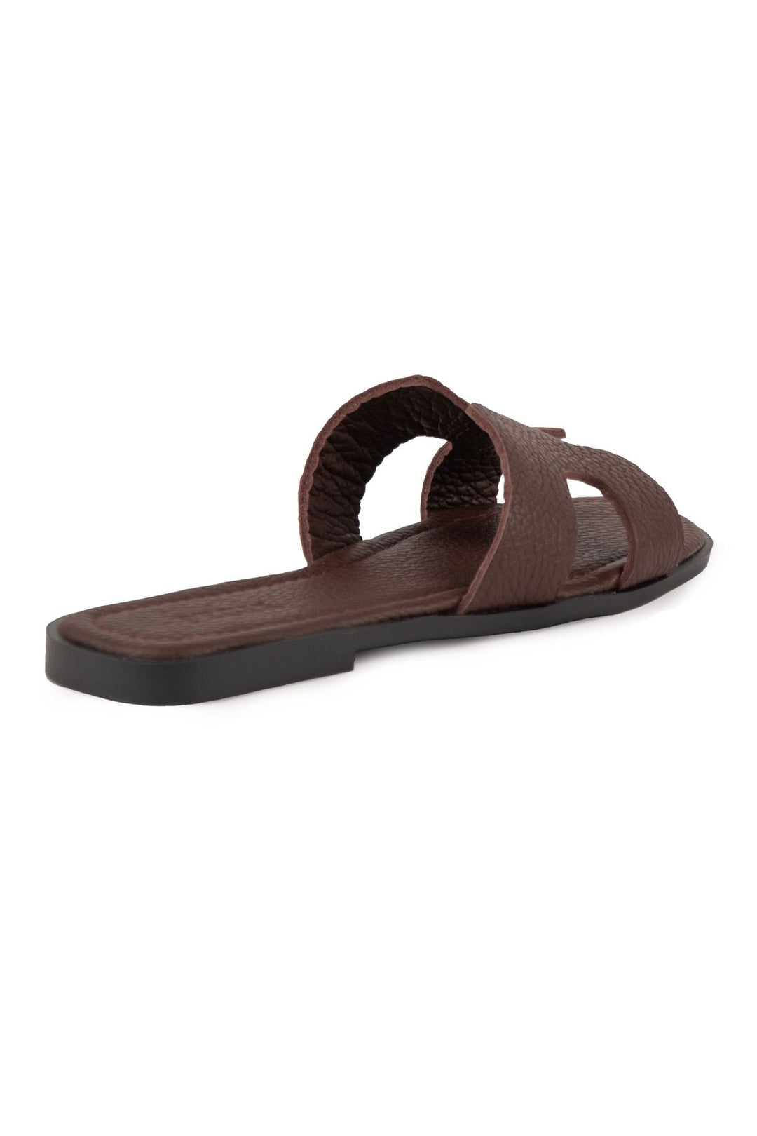 Pegia Vibe Women Leather Slippers 215540  - Burgundy